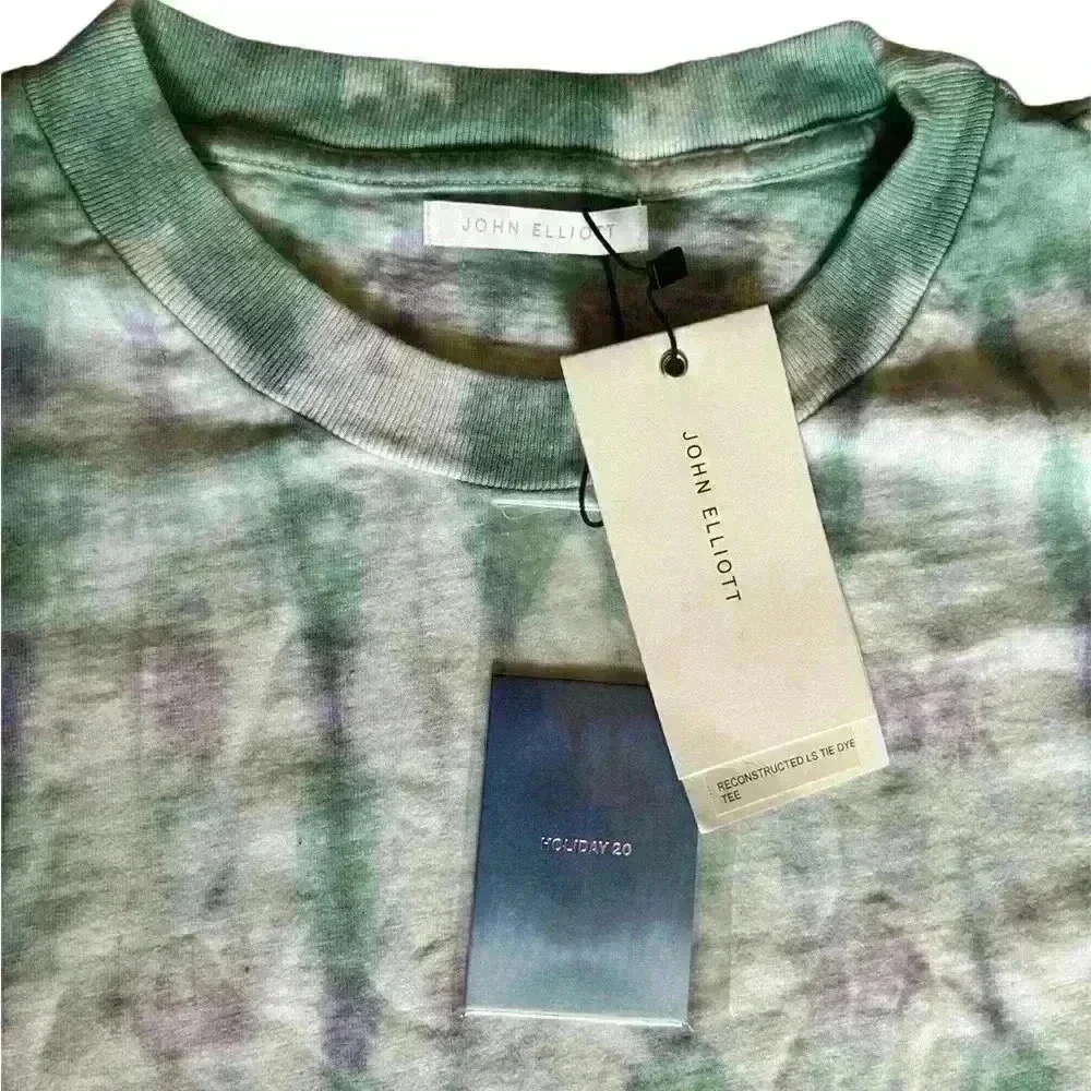 John Elliott Reconstructed Tie Dye Tee - Picture 4 of 5